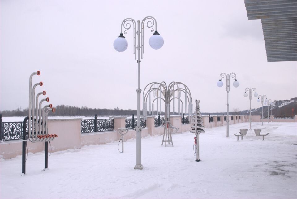    Музыкальная площадка на Оби. Источник: Елизавета Жаринова/"Толк"