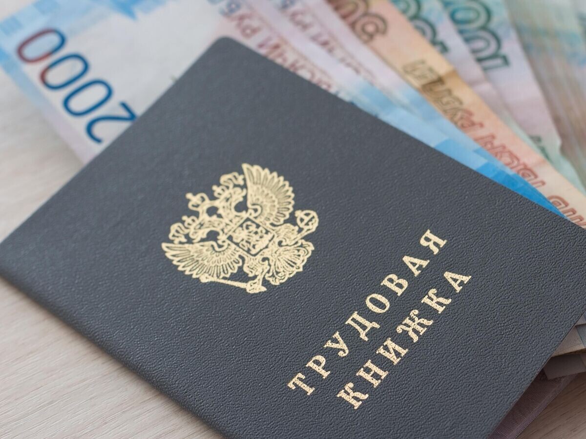    Трудовая книжка и деньги | © Getty Images / catalis