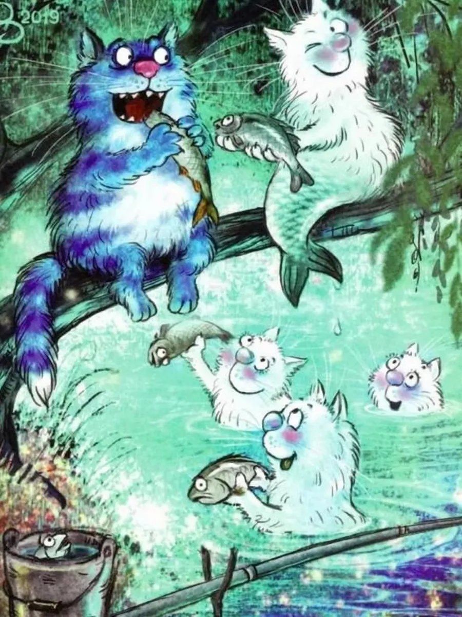 очаровательные коты Рины Зенюк