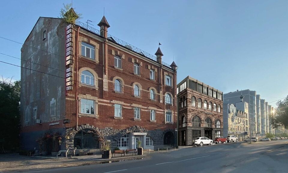    Эскизный проект здания на ул. Гоголя, 74. Источник: ПМ "Алтай"