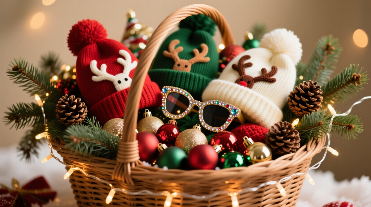 Декор — это ключ к раскрепощению! Полная корзина веселых аксессуаров снимет напряжение перед камерой и поможет создать живые, эмоциональные кадры, полные радости и смеха.