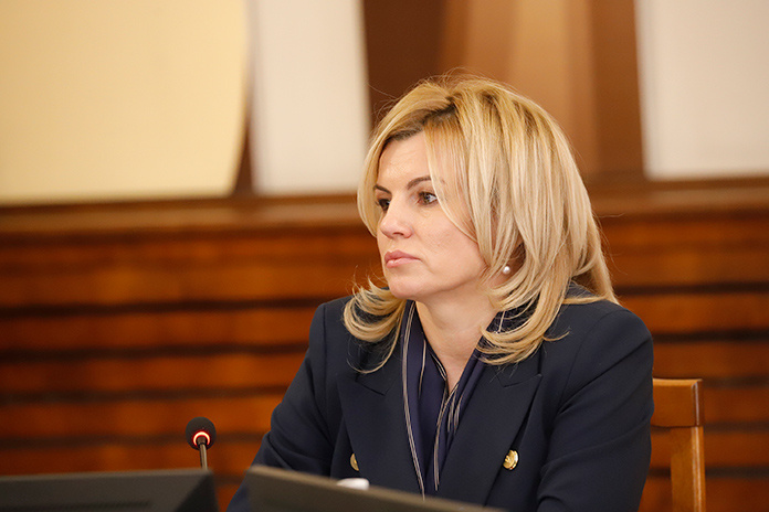    Ирина Диденко рассказала о содержании поправок к бюджету Новосибирской области. Фото: Михаил Периков