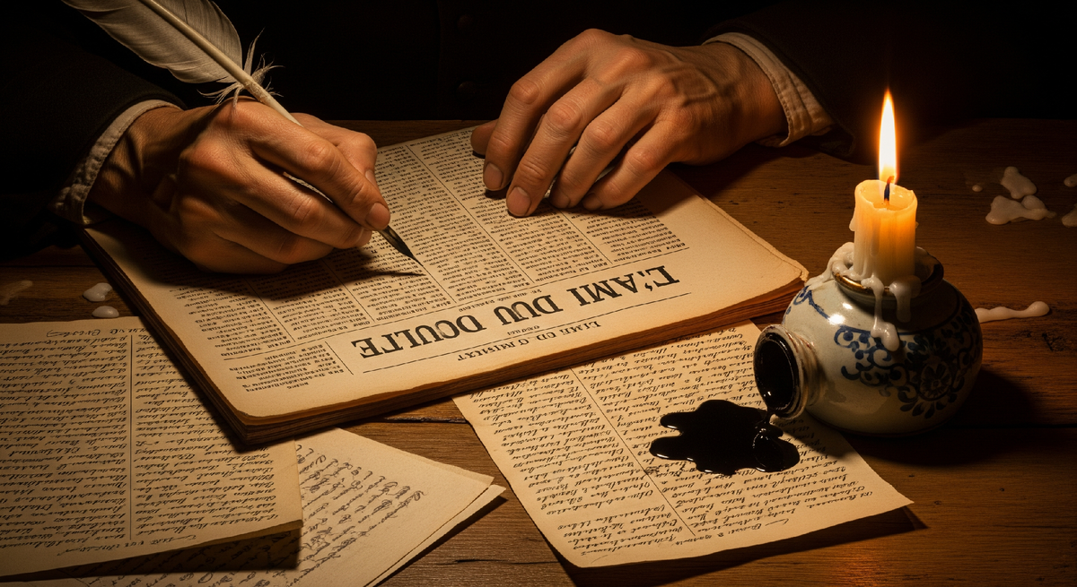 Когда перо становится палачом — даже бумага пахнет кровью