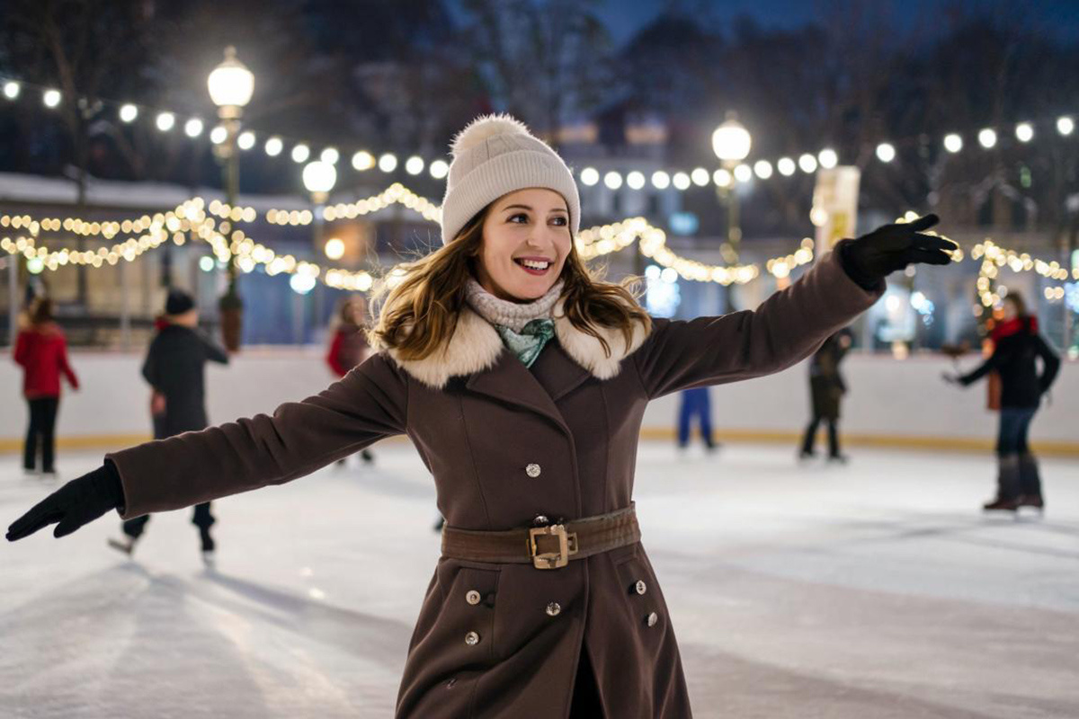 31 декабря каток будет работать с 11:00 утра до 2:00 ночи 1 января.  Фото: Изображение сгенерировано с помощью ИИ / Светлана Возмилова