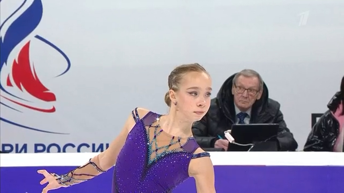    Алиса Двоеглазова. Фото: стоп-кадр прямого эфира "Первого канала"