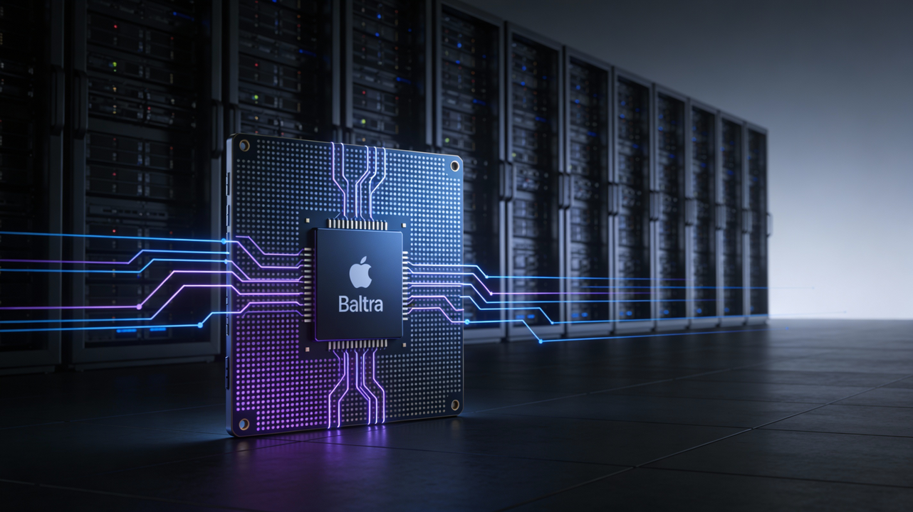 Apple готовит серверный чип Baltra для искусственного интеллекта: что известно 🤔