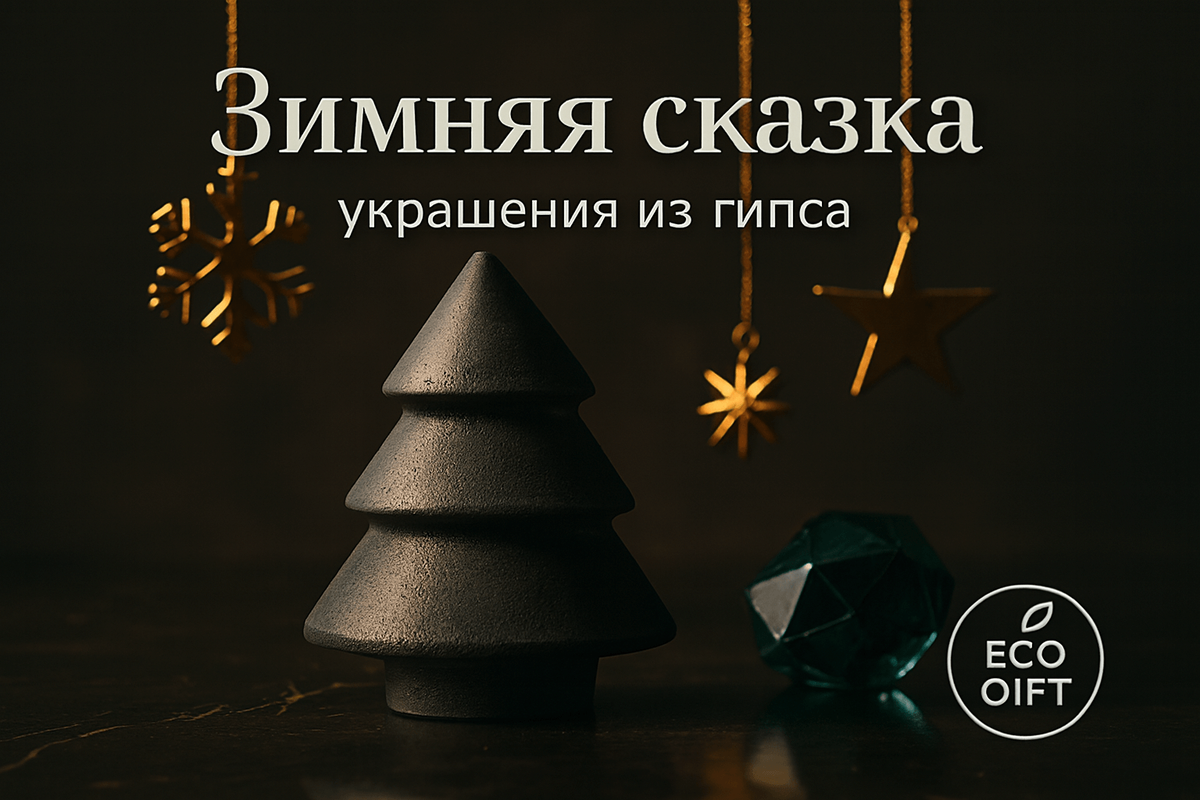    Добавьте зимнюю сказку в ваш дом с гипсовыми украшениями Марина Погодина