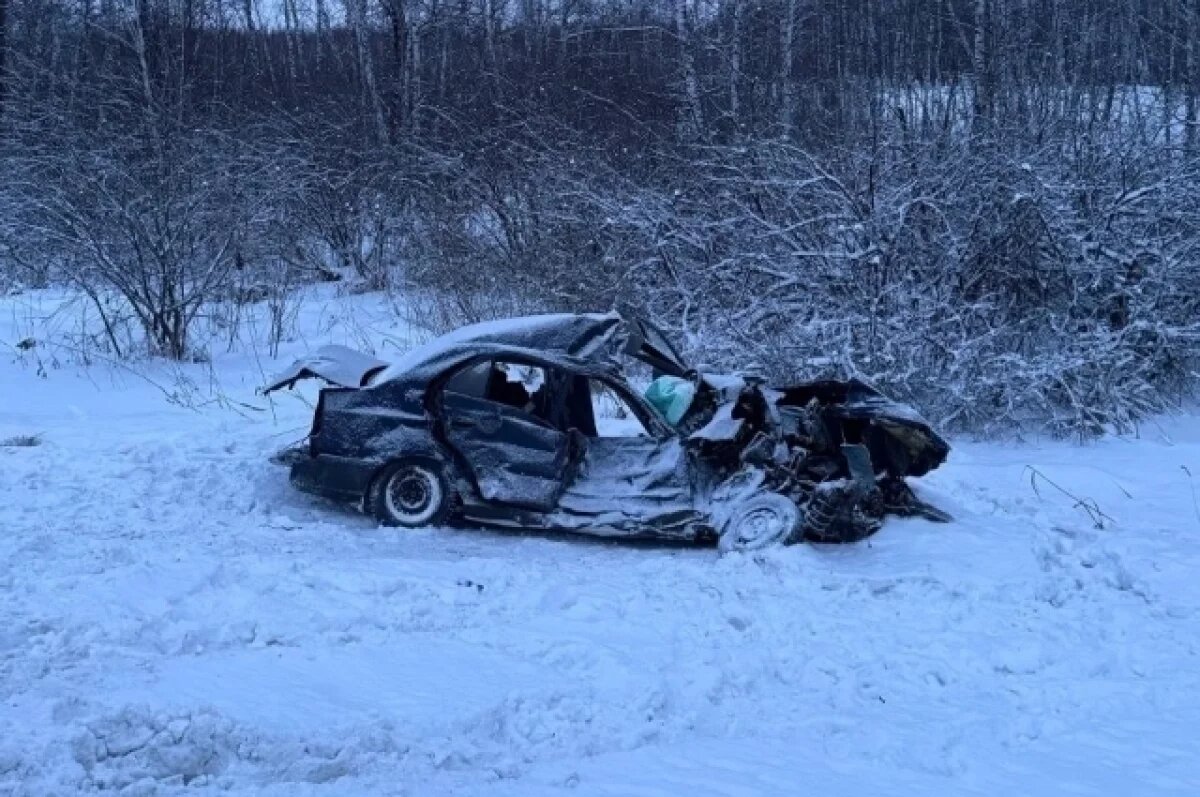    В аварии на трассе Тюмень — Омск погиб водитель легковушки