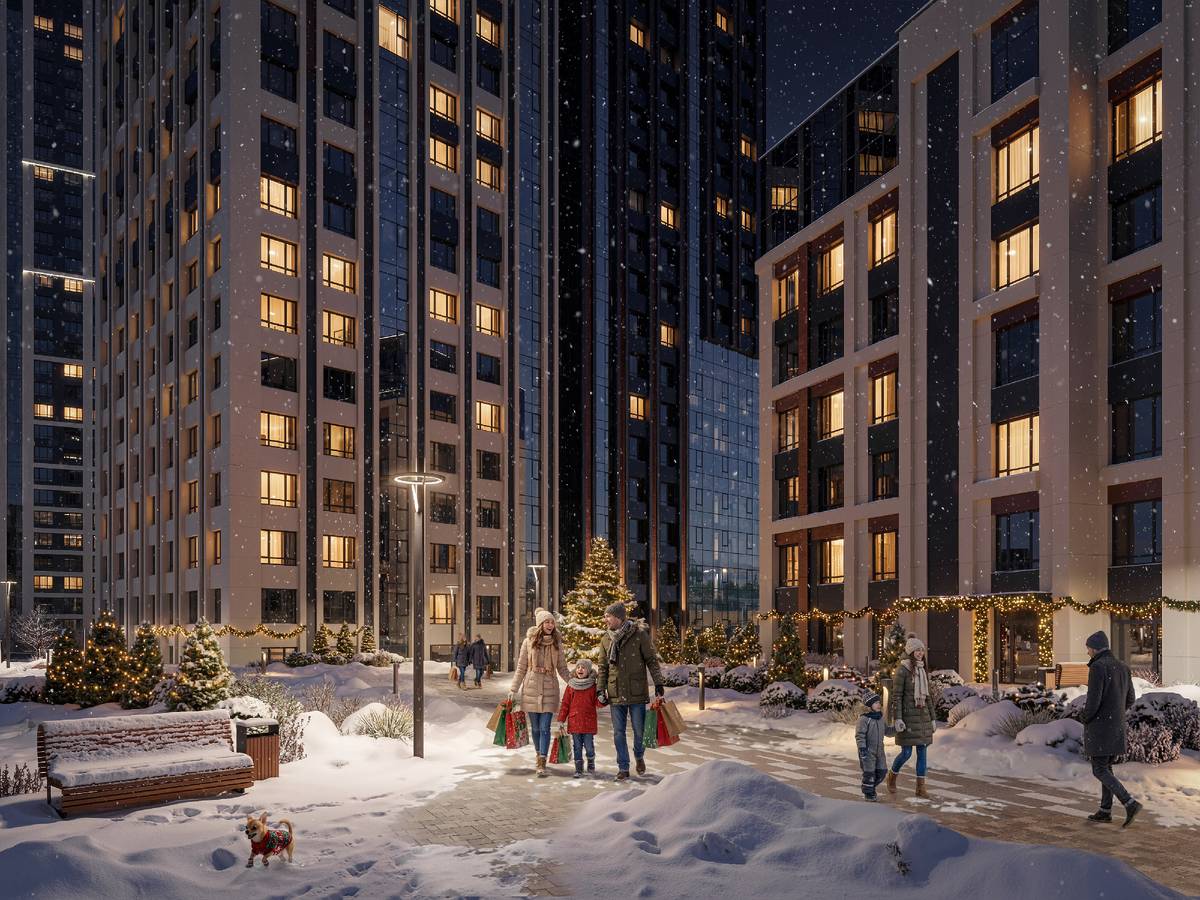 Все магазины в шаговой доступности.