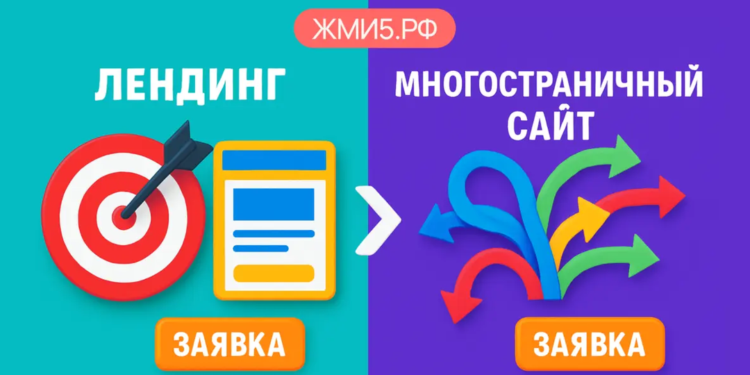 Почему лендинг лучше многостраничного сайта для контекстной рекламы