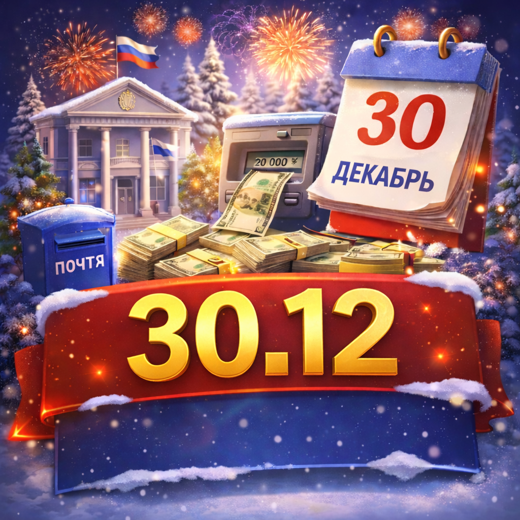 Пенсии за январь россиянам перечислят досрочно — до 30 декабря