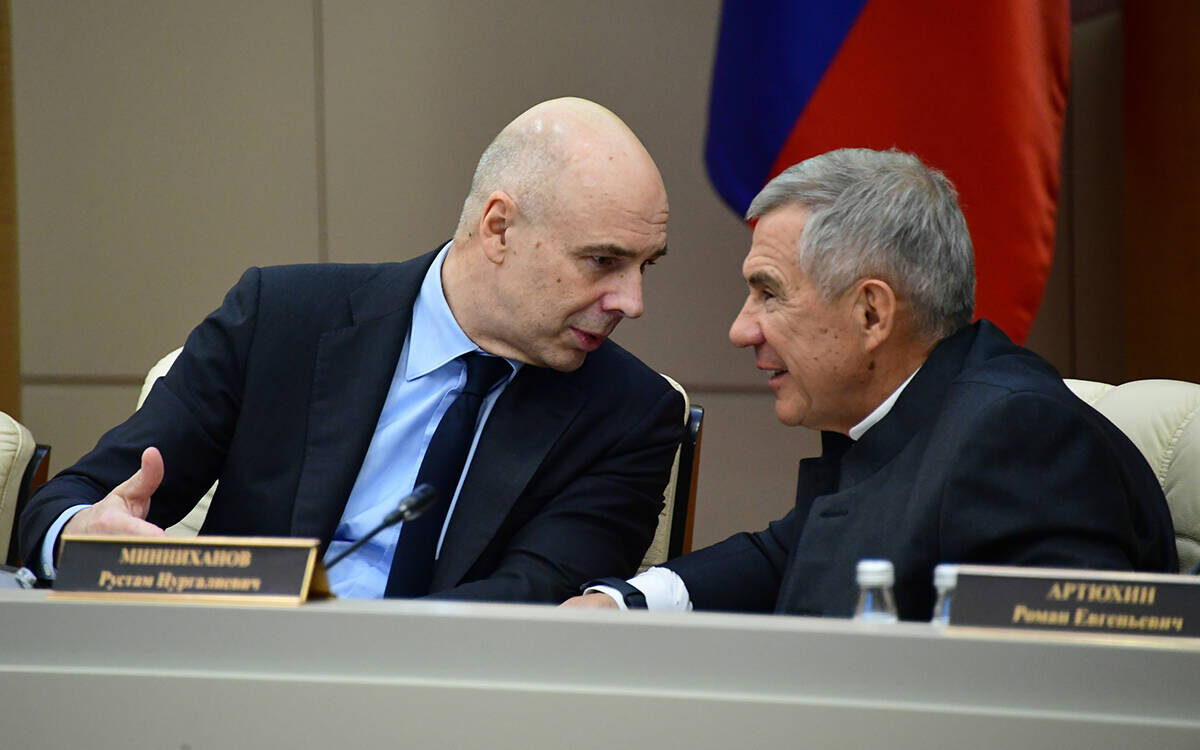 Министр финансов РФ Силуанов уже более десяти лет приезжает в Казань, чтобы подвести финансовые итоги годаФото: rais.tatarstan.ru