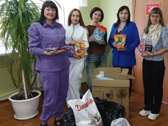    Участники благотворительных акций "Наша газета"