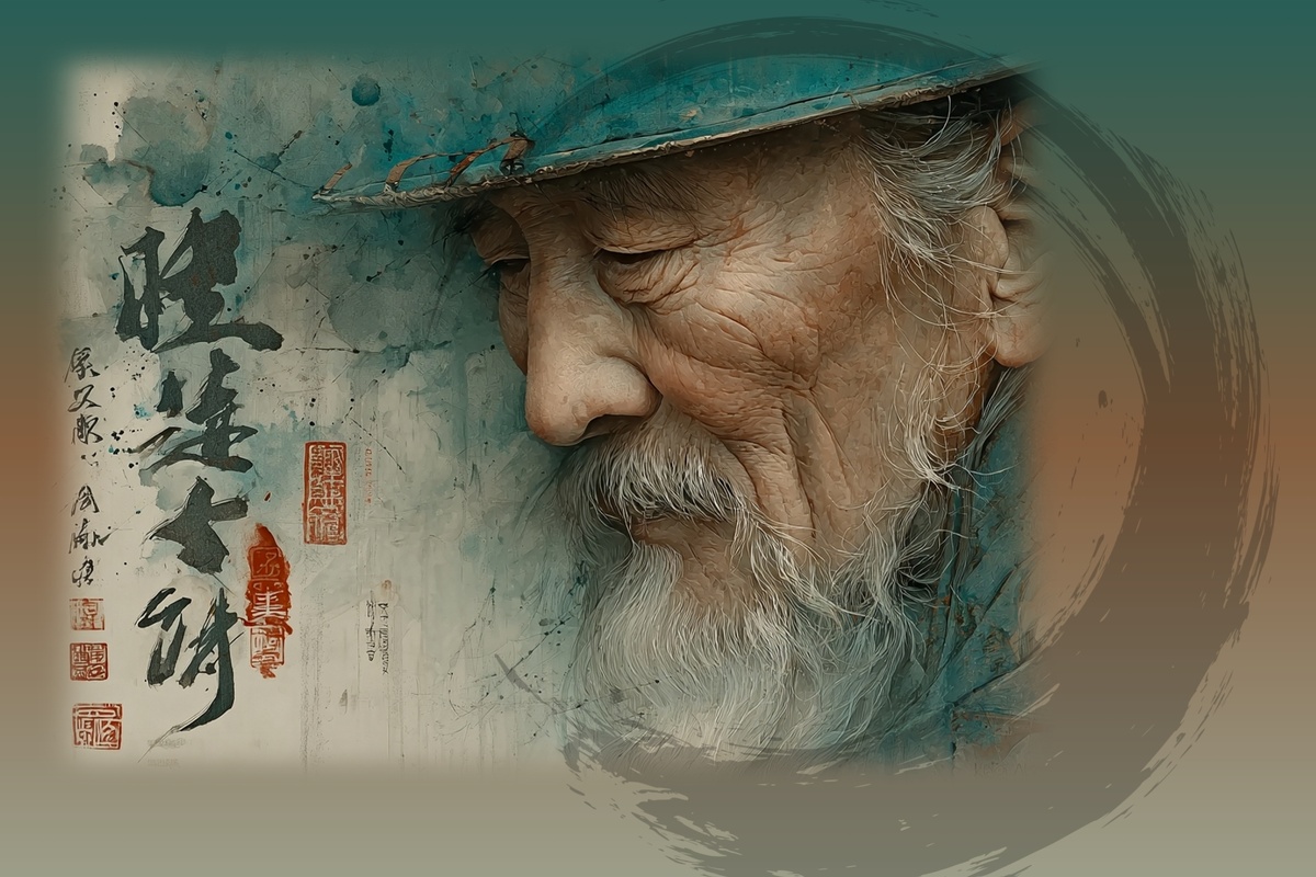 Дунфан Шо (东方朔, 154-93 гг. до н.э.), философ и придворный эрудит.