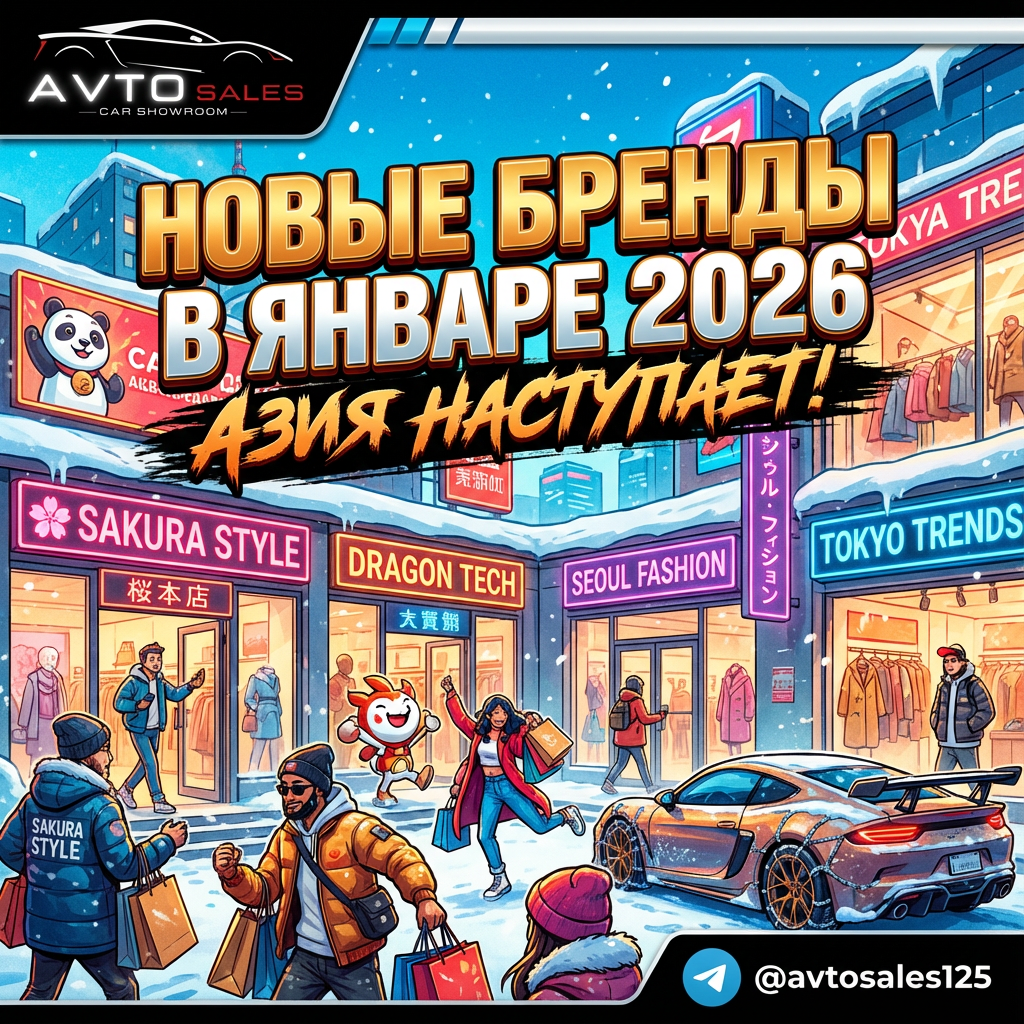    Новые бренды 2026: Азия на российском рынке — что ждет шопоголиков? Авто Сейлс