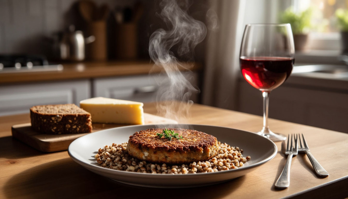 Котлета и гречка тоже новогодние!