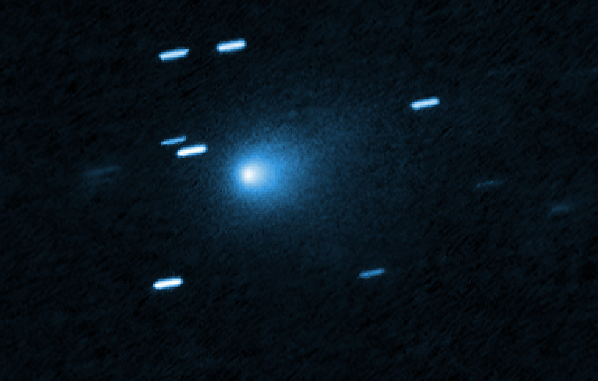    Комета 3I/ATLAS  NASA, ESA, David Jewitt (UCLA); Image Processing: Joseph DePasquale (STScI)