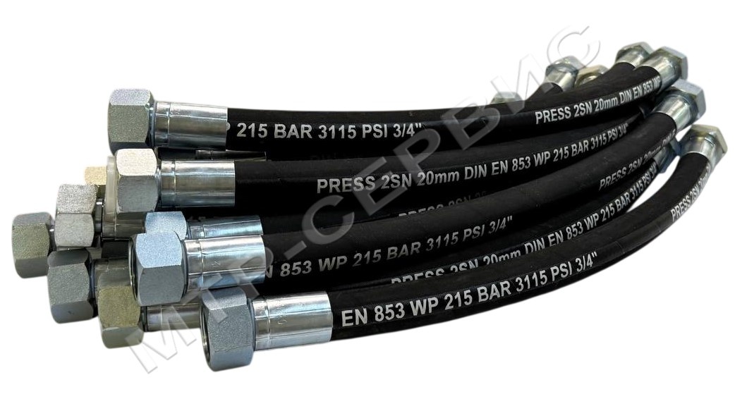 Рукав высокого давления (РВД) в сборе с фитингами