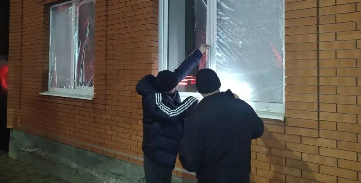 Территория, где произошёл прилёт, расчищена, горение полностью ликвидировано