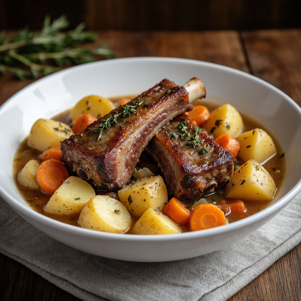 🍽️ Шурпа из свиных рёбрышек в мультиварке: ароматный суп для настоящих гурманов 🍽️