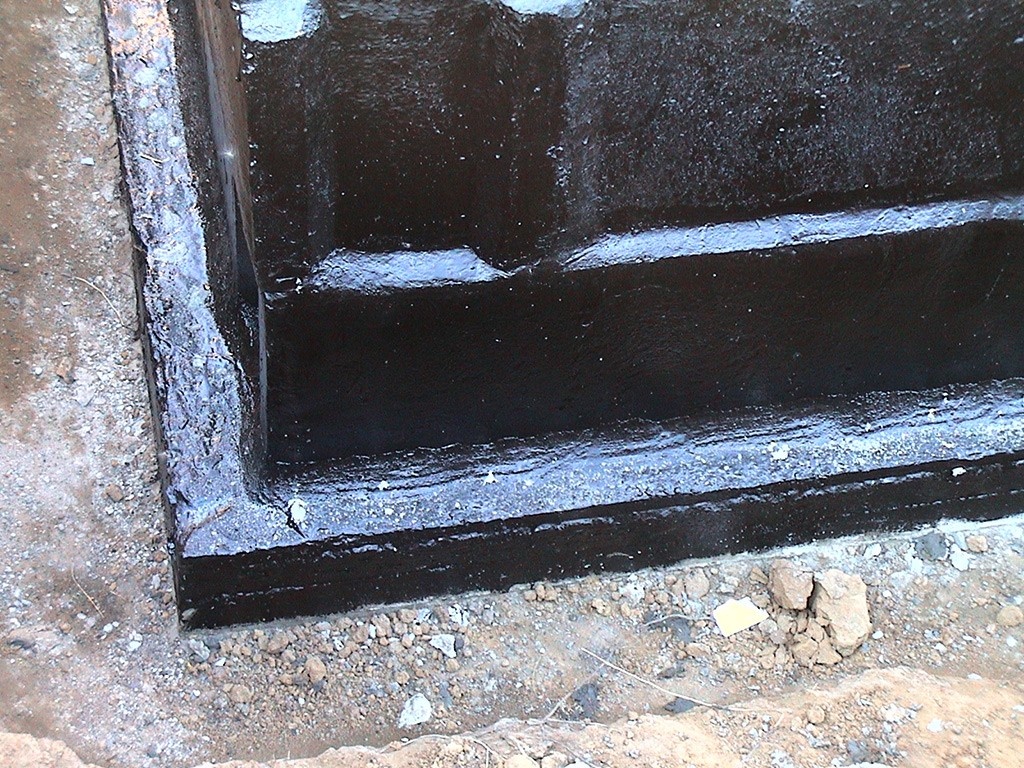 Обмазочная битумная гидроизоляция