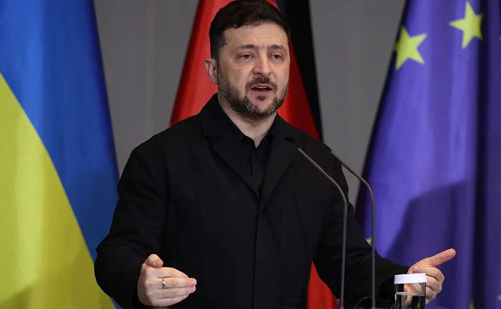    Владимир Зеленский Фото: Sean Gallup / Getty Images Мария Михайлова