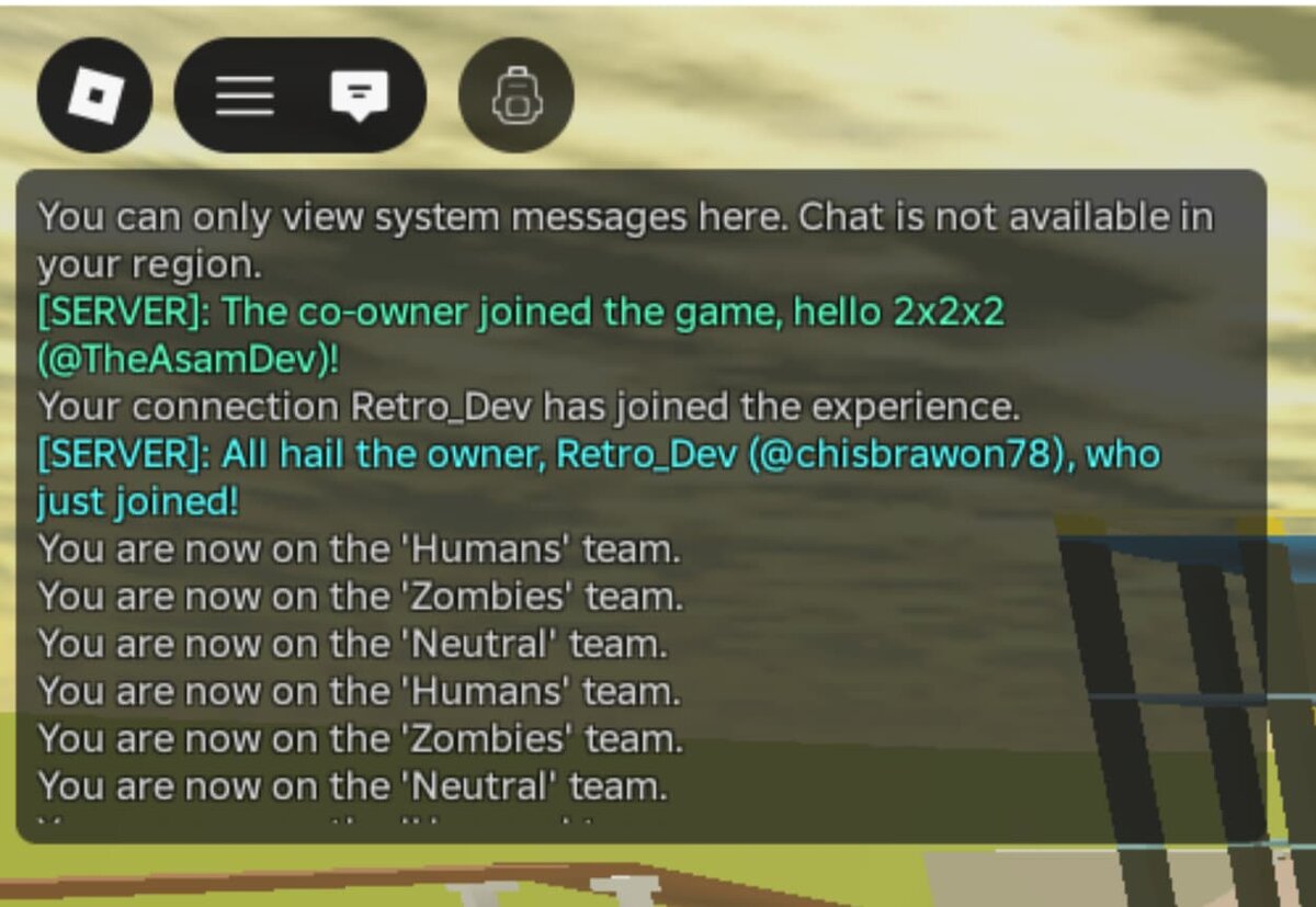    Такие уведомления получают все пользователи из России. Изображение: roblox.com