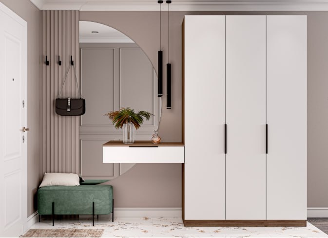 Примерно так будет выглядеть прихожая