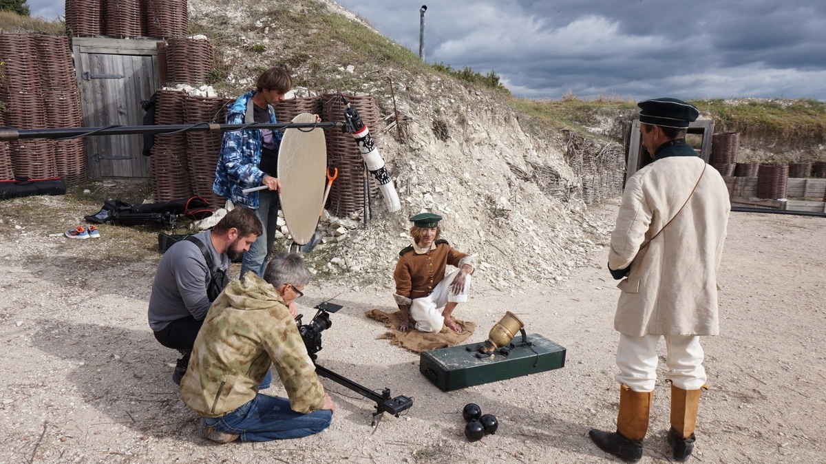 Съёмки фильма в парке живой истории «Федюхины высоты» // Фото: Андрей Биати