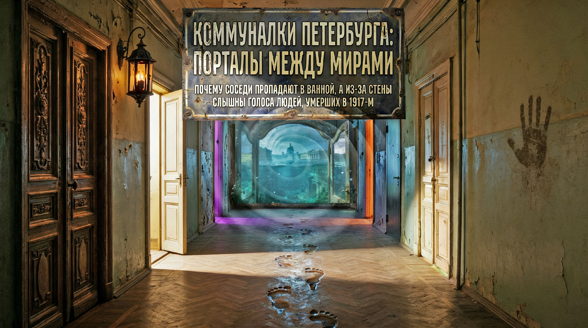 🚪 Коммуналки Петербурга: почему соседи пропадают в ванной, а из-за стены слышны голоса людей, умерших в 1917-м