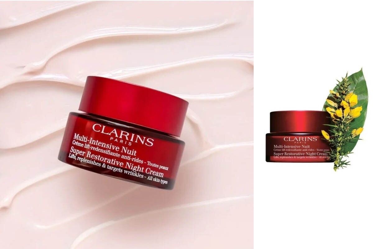 Clarins Super Multi-Intensive Restorative Night Cream For All skin types. Источник: clarinsusa.com📷
