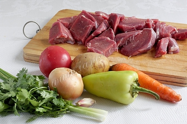 Основные ингредиенты,специи можно добавить по своему вкусу