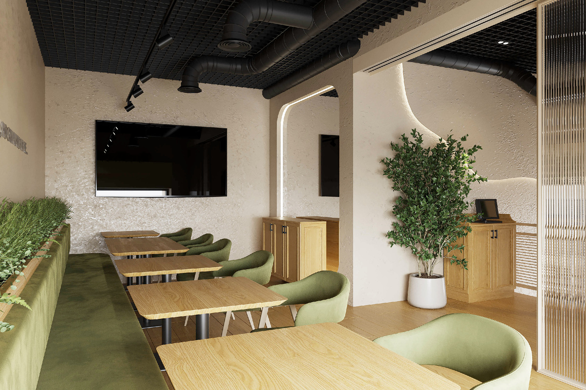 Визуал двухэтажной кофейни Coffeeshop Company в Москве