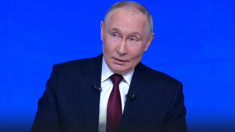     Владимир Путин Скриншот трансляции