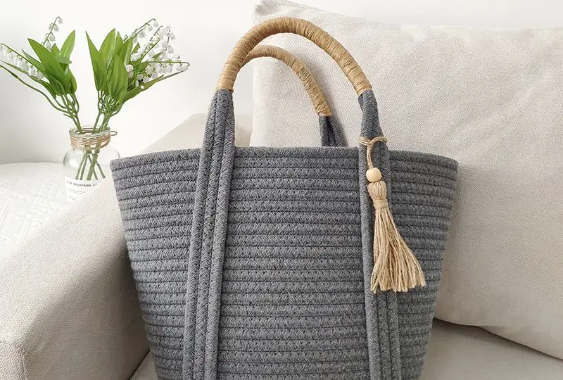 🧶 Подруга подала идею для творчества. Сумки на лето из шнура за копейки