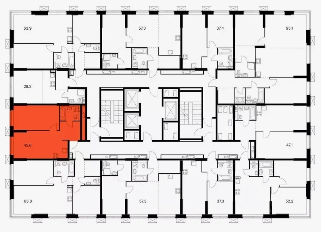 Двушка, которую будем расширять