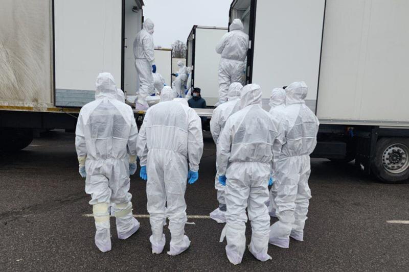    Telegram-канал Владимира Мединского. Перегрузка тел погибших