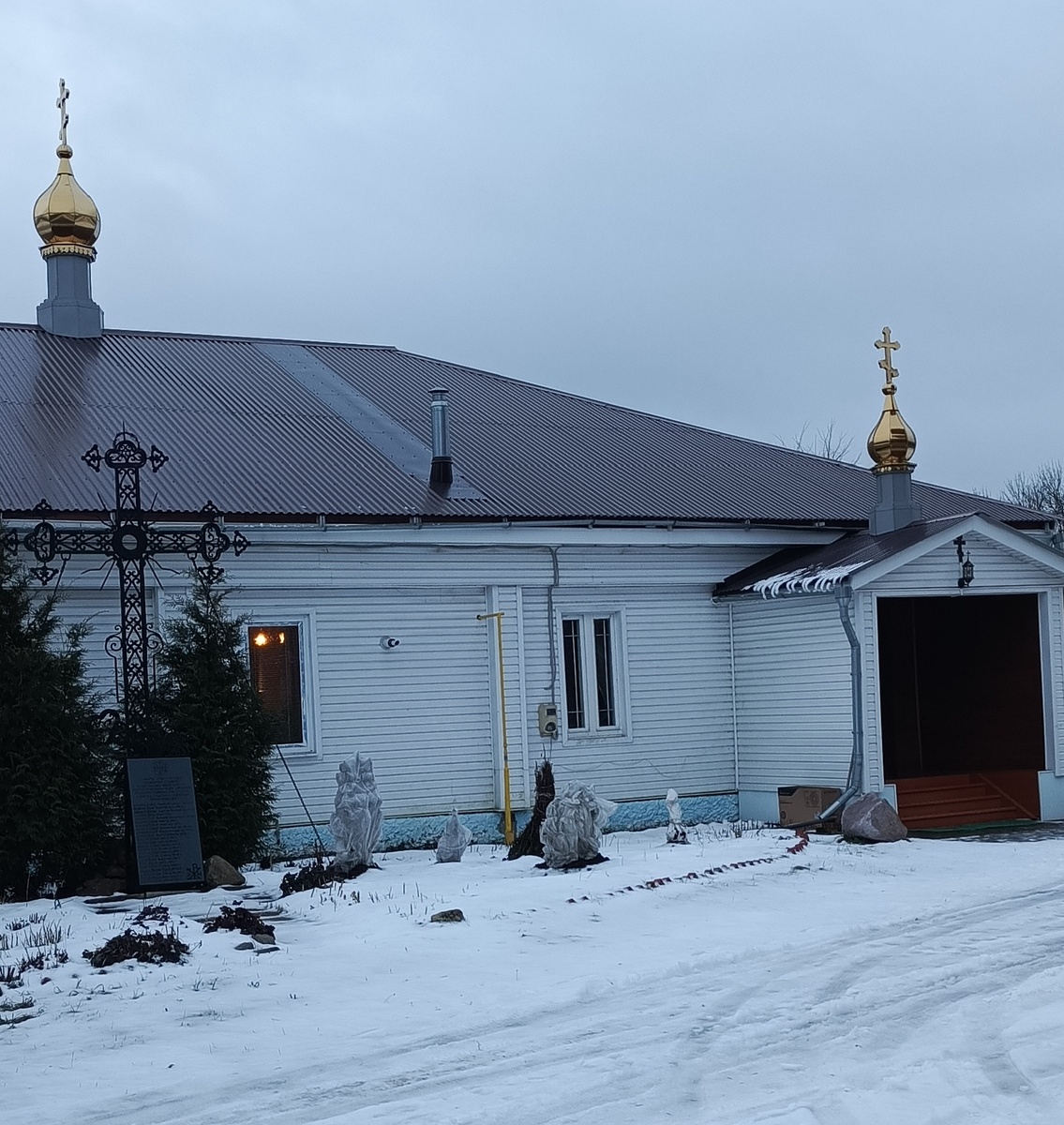 Это наш храм Казанской иконы Божией Матери в селе Бусаево, Тумского Благочиния, Касимовской епархии, Рязанской митрополии