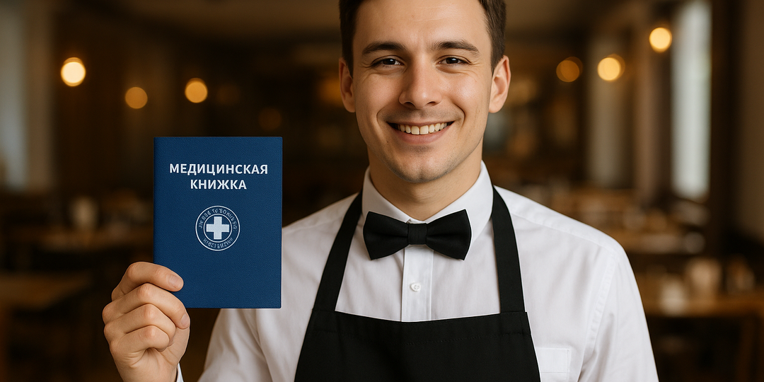 ✅ Медкнижка для официанта в Москве — как оформить официально и быстро в «Справки-Все»