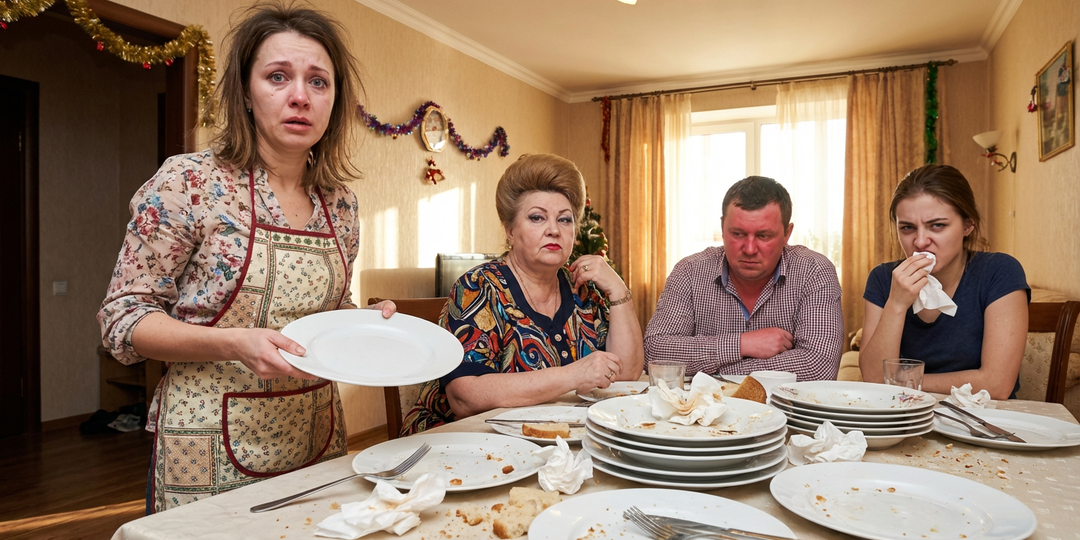 Гости съели все горячее, пока я укладывала детей, и даже не оставили мне ни кусочка