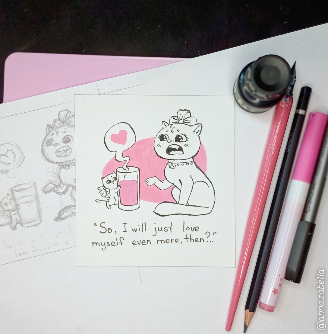 Inktober52 DRINK (Напиток)