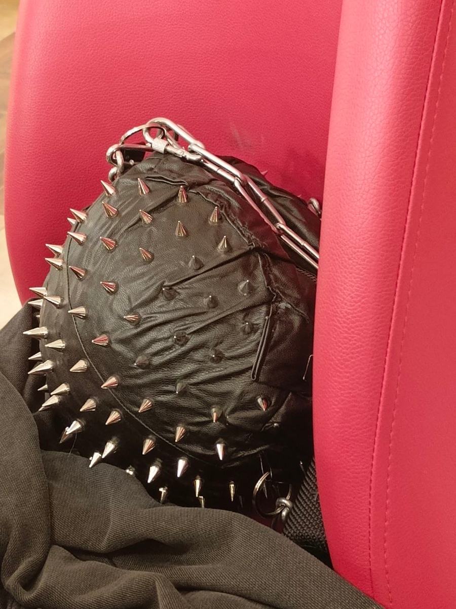 Рюкзак, декорированный Яковом Донбаем