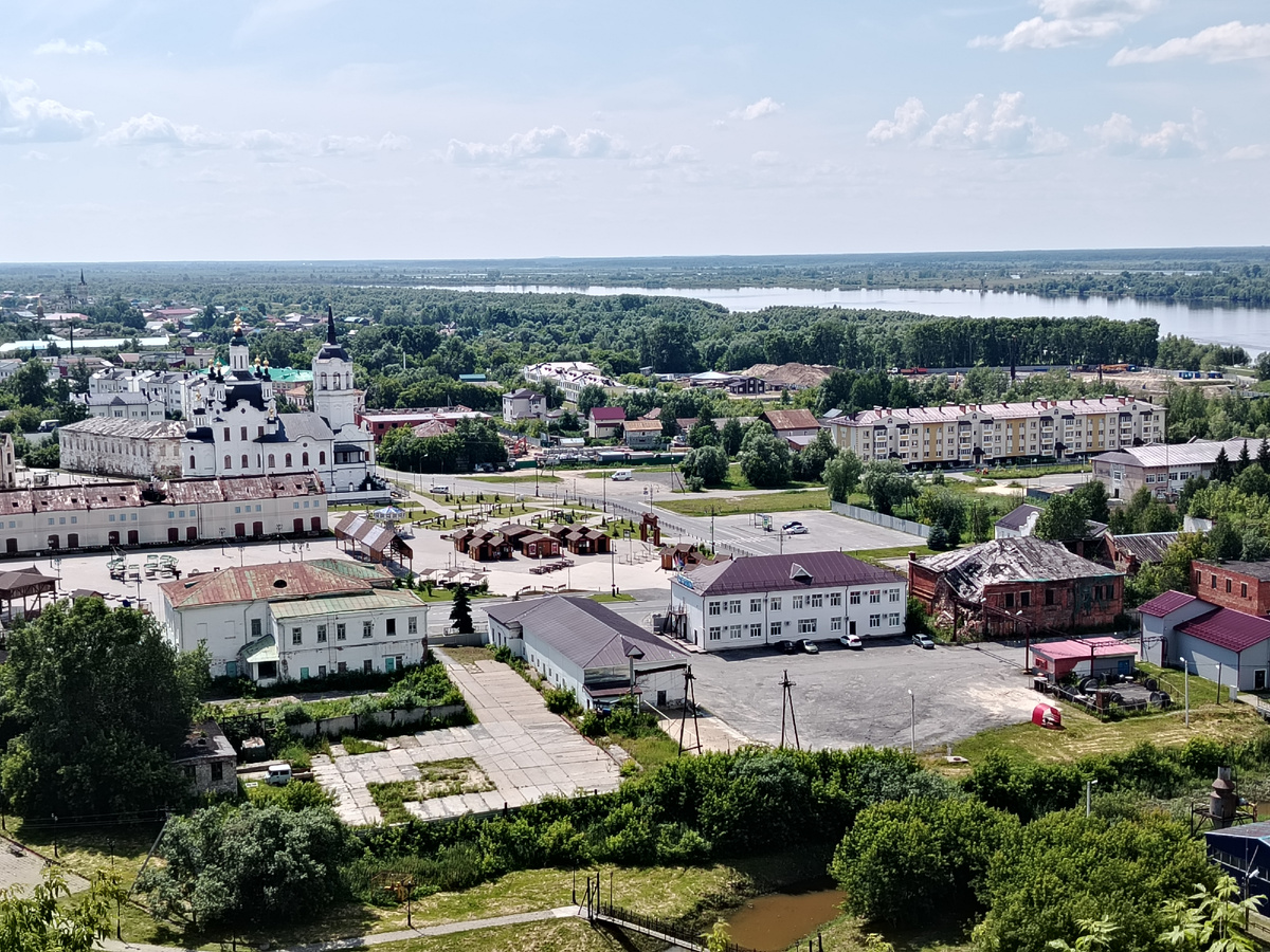 Тобольск. Вид на Нижний Посад