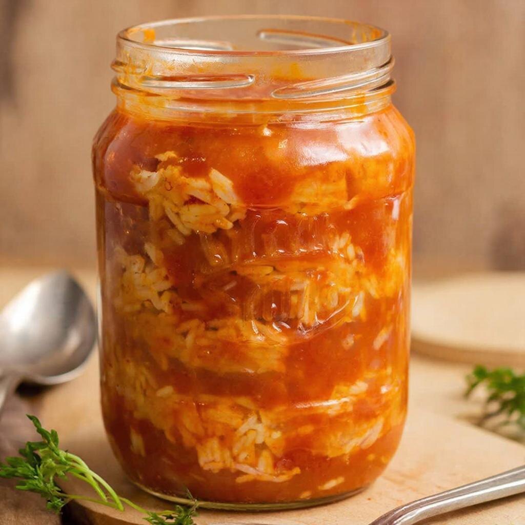 "Ленивые" голубцы в банке: Уют и вкус в каждой порции 