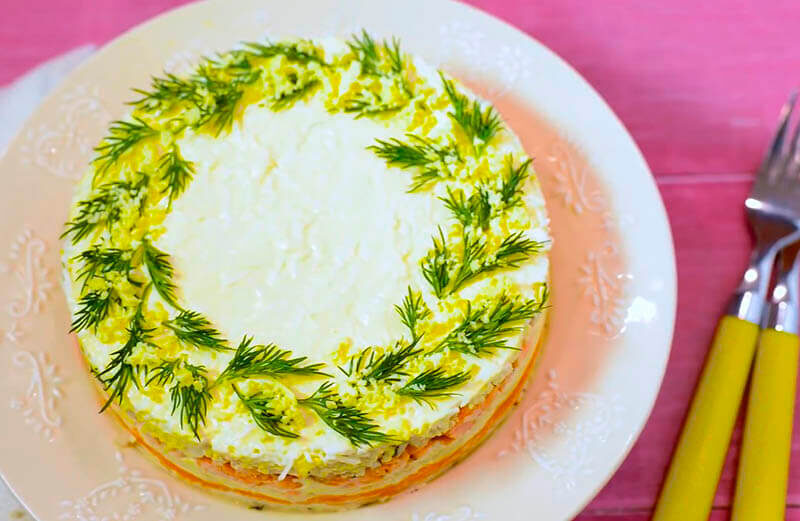 Салат "Мимоза"