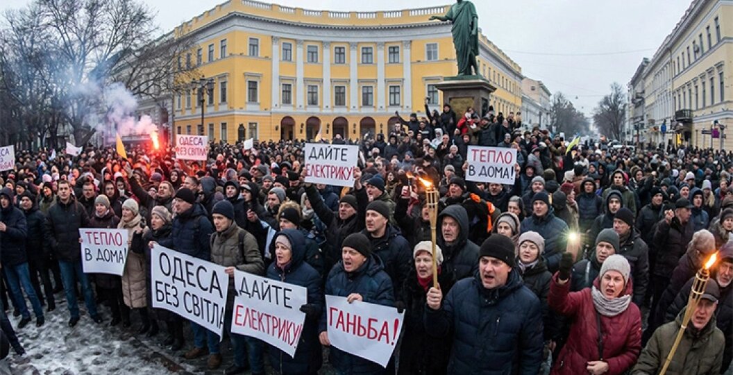 Началось! Одесса взбунтовалась. Зеленский получил удар с тыла. Русские зашли с размахом: "Хватит уже!"