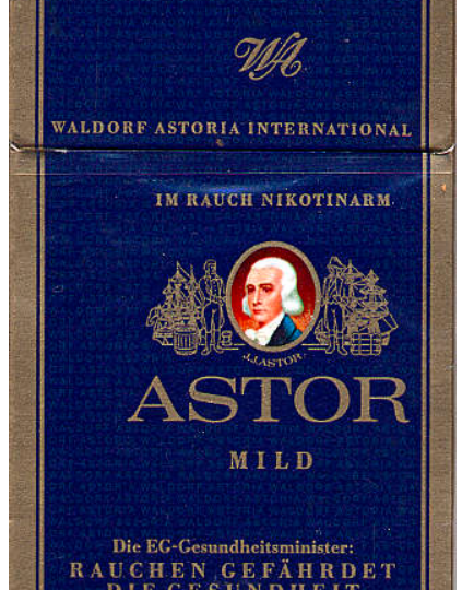 Марка сигарет "Astor". Продолжение