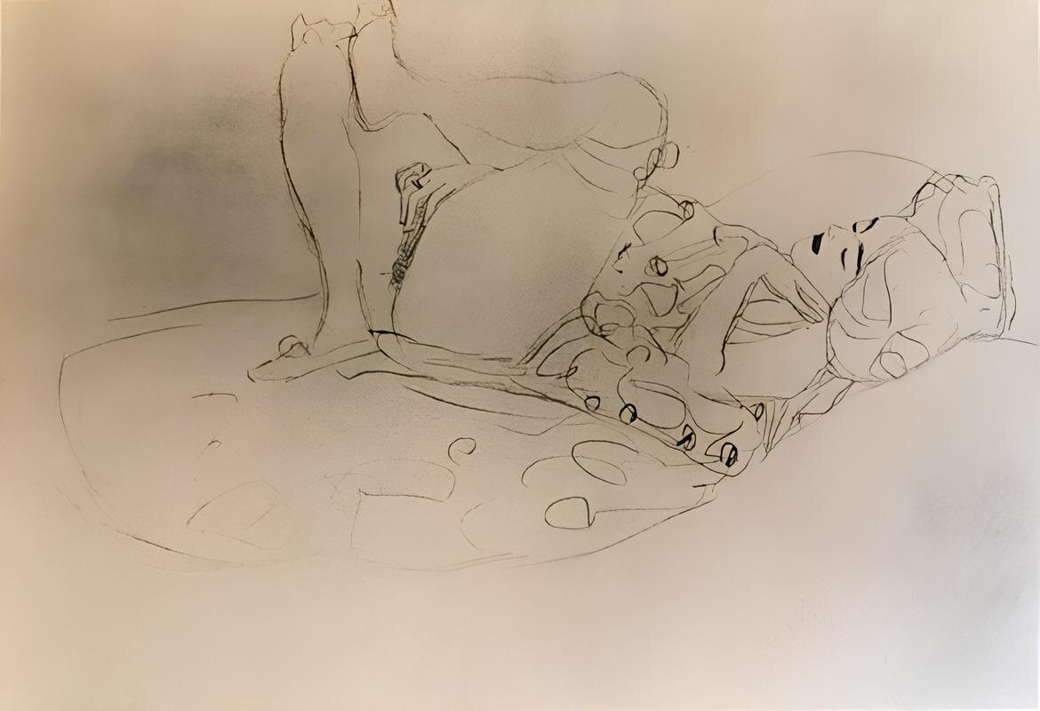 Густав Климт – «Обнажённая Фигура»