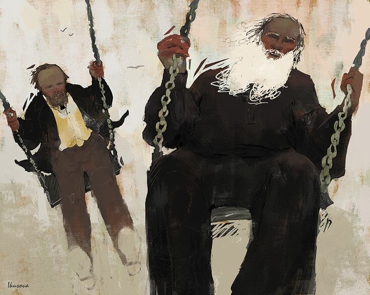 Иллюстрация к роману "Т" Виктора Пелевина