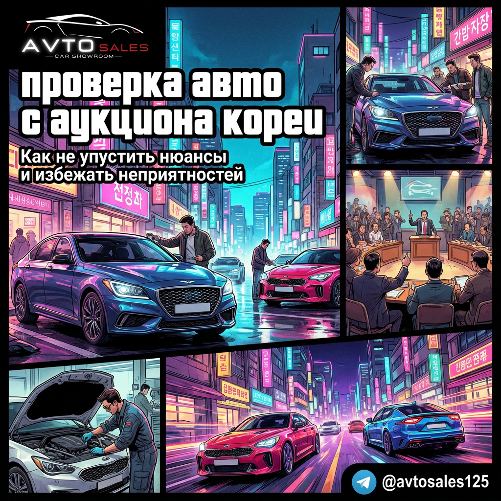    Проверка авто с аукционного Кореи: избегайте ошибок и выбирайте лучшее Авто Сейлс